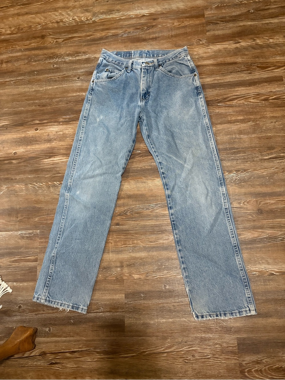 Wrangler Light Blue Straight-Leg Jeans